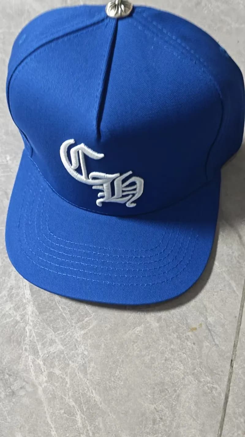 Chrome Hearts Trucker Cap Cross Logo Embroidery — 56