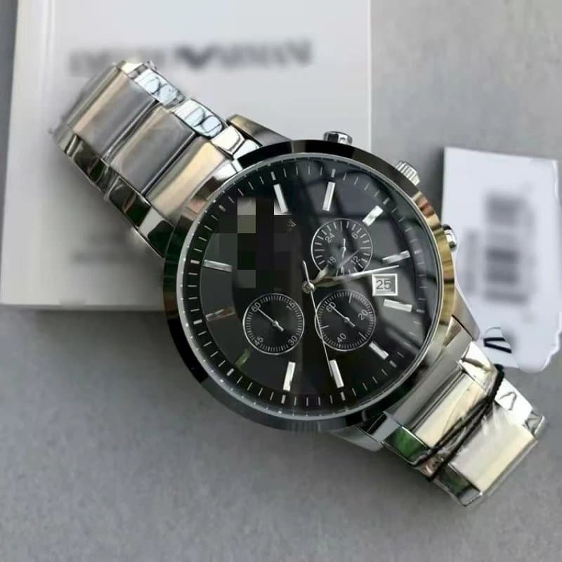 Emporio Armani Chronograph Watch Three-Subdial