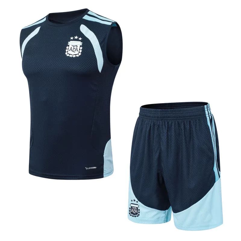 Adidas Argentina Training Set White/Navy/Blue — C2627阿根廷宝蓝背心