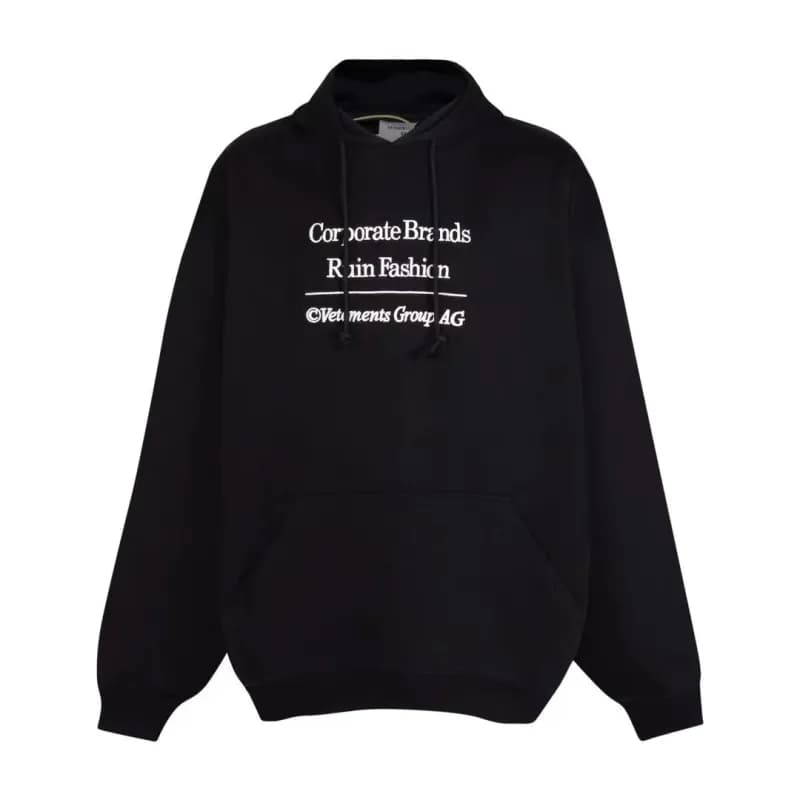 Vetements Hoodie Corporate Brands Ruin Fashion