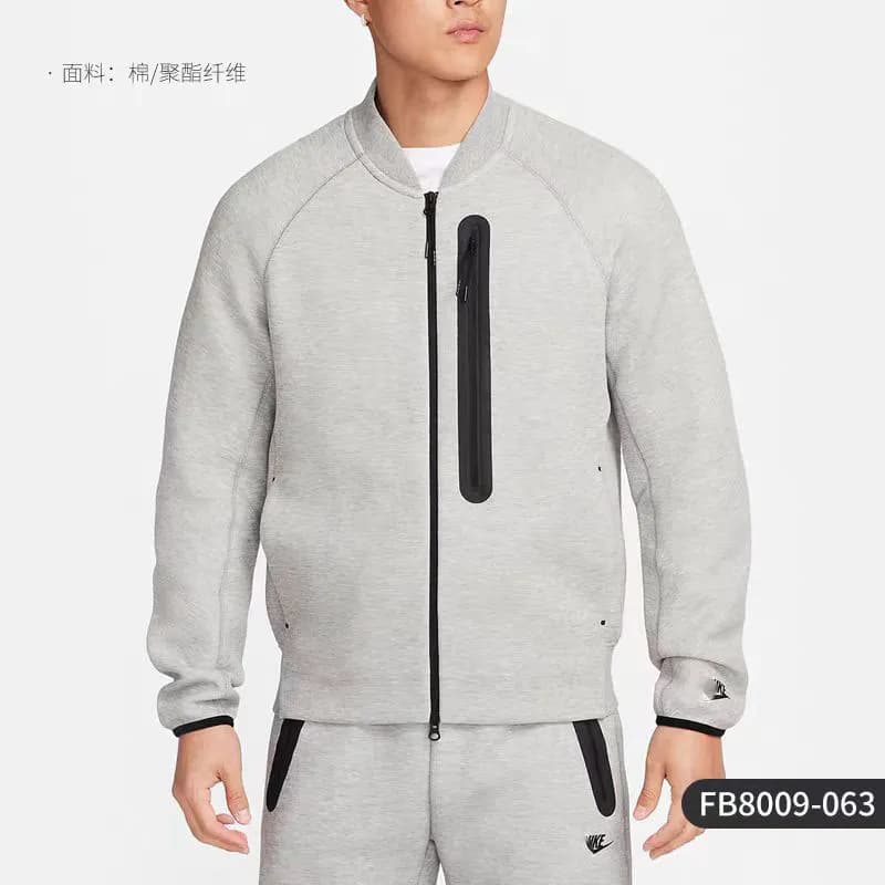 Nike Tech Fleece Bomber Heather Grey
