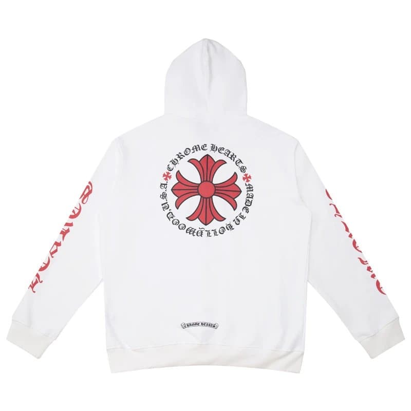 Chrome Hearts Hooded Sweatshirt Cross Logo