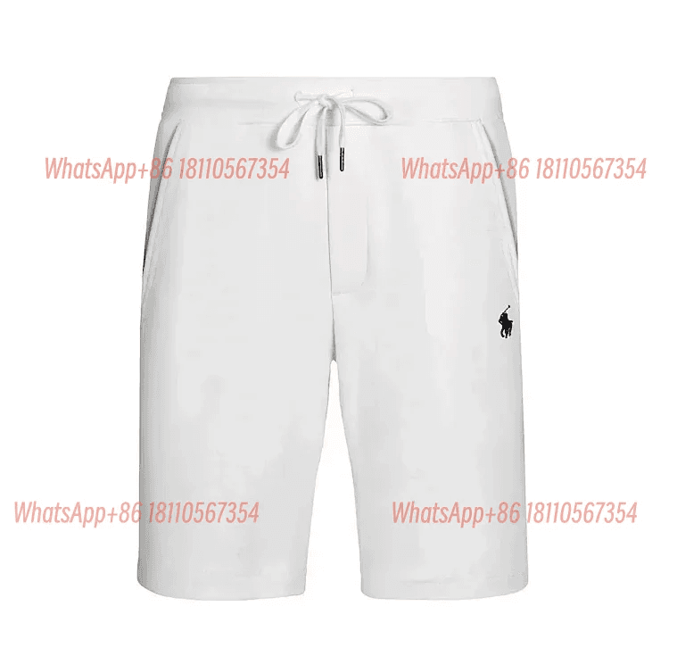 Lacoste Classic Shorts Solid White — Ralph Lauren-白色黑标