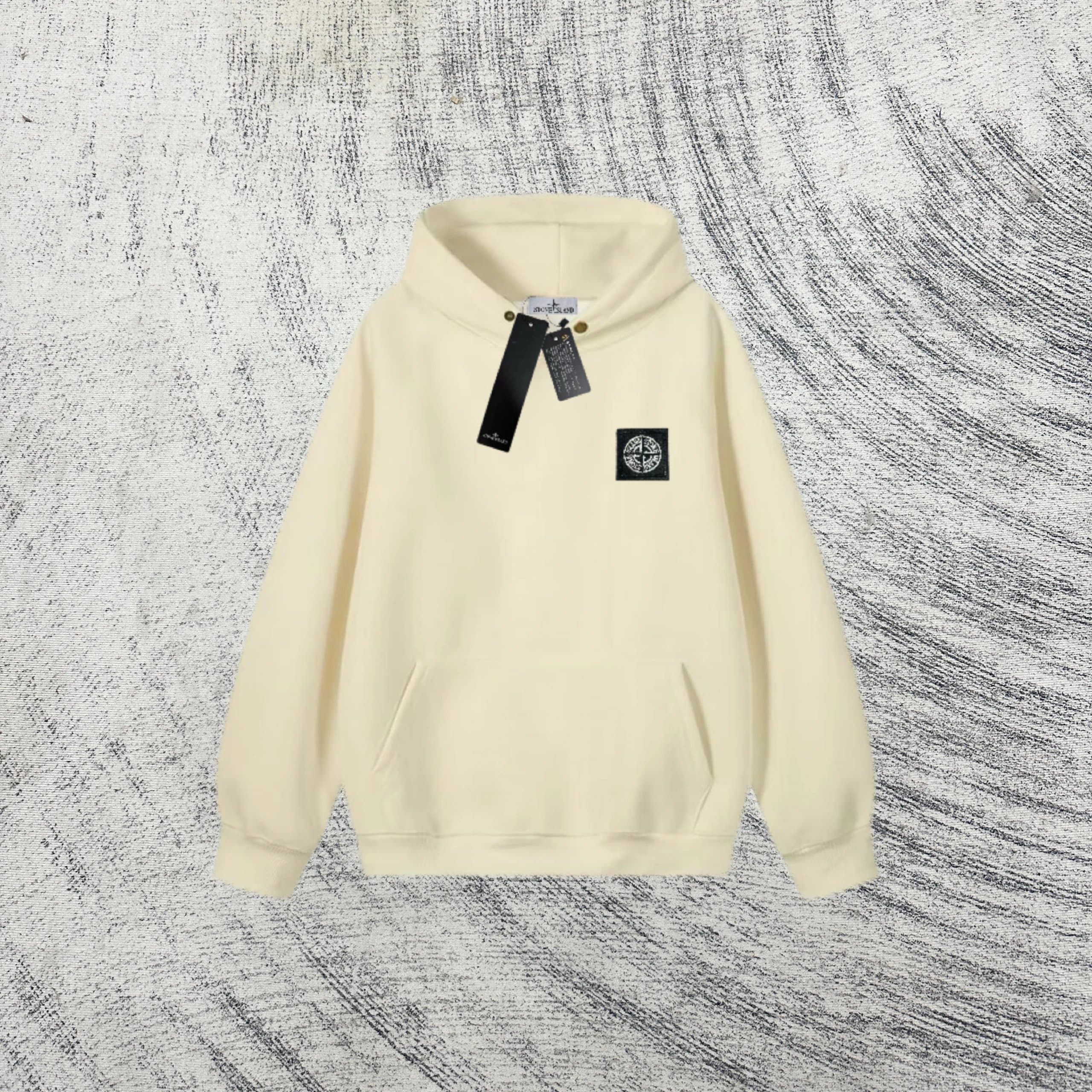 Stone Island Zip-Up Hoodie Diagonal Stripe — 0317017CC