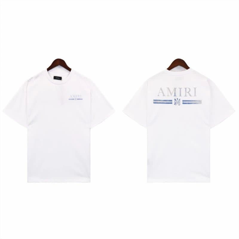 Amiri Graphic Tee 22 Baroque Print — 2201 白
