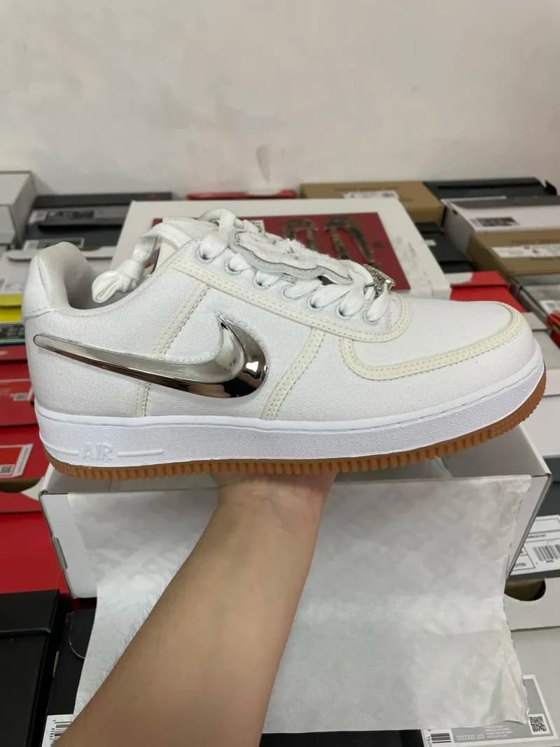 Nike Air Max 1 Fragment Design — OWF版  空军TS换钩全白 AQ4211-100