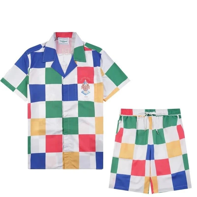 Corteiz Checkered Set Multi-Color Block