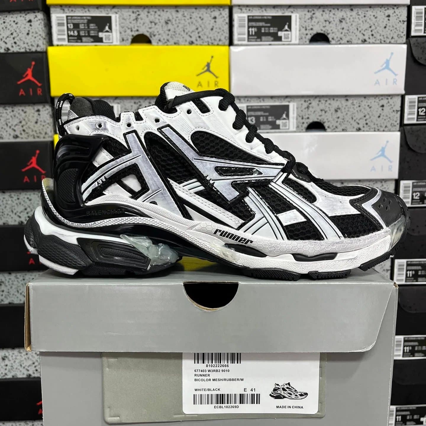 Balenciaga Speed Trainer Multicolor — XA · 七代黑白 29010