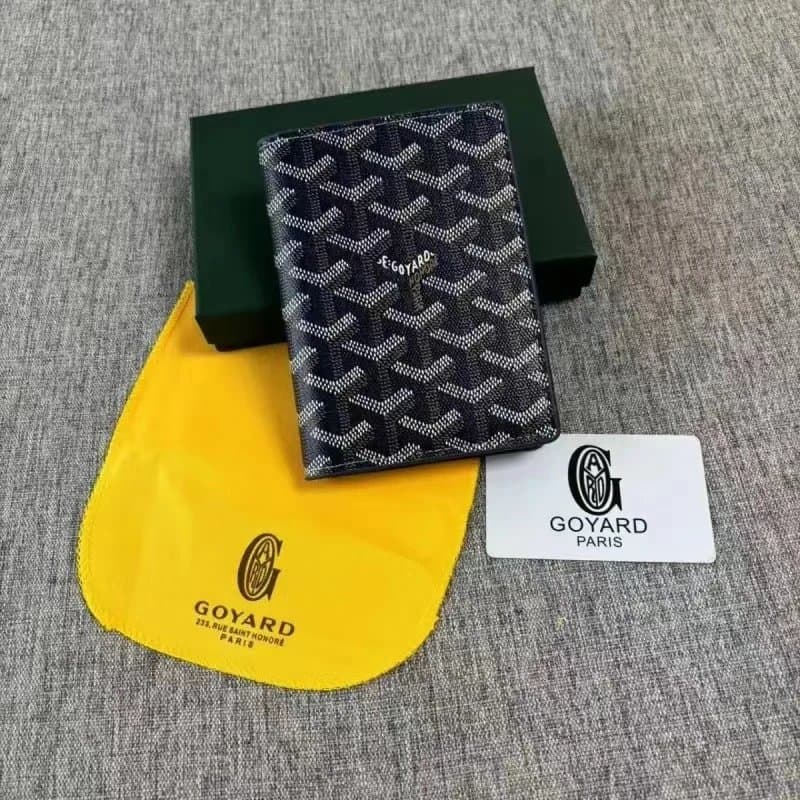 Goyard Saint Louis Wallet Chevron Pattern — Goyard Saint Sulpice 新升级-黑色