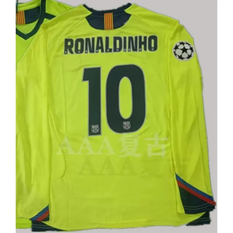 FC Barcelona Away Jersey Ronaldinho #10