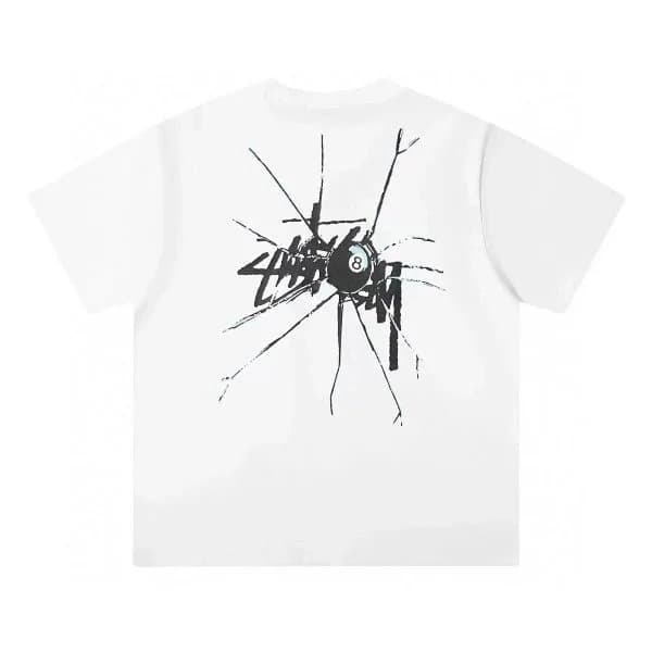 Stüssy Graphic T-Shirt Cracked 8-Ball
