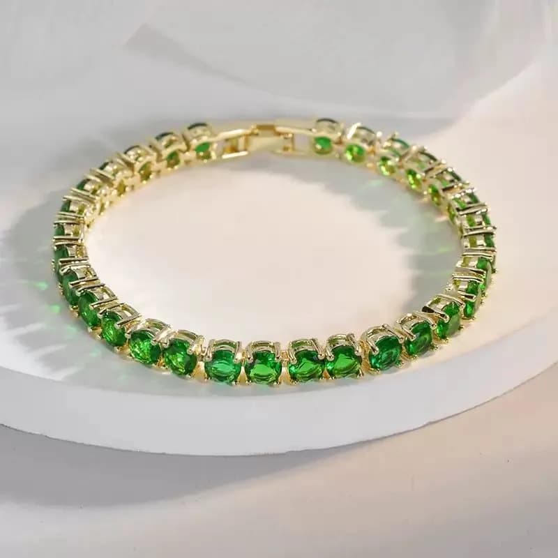 Van Cleef & Arpels Alhambra Bracelet Emerald and Diamond — 5mm｜祖母绿