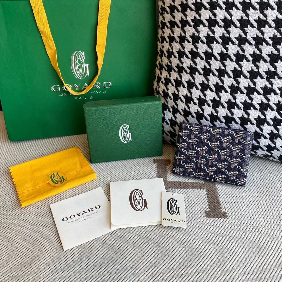 Goyard Saint Louis Wallet Goyardine Canvas