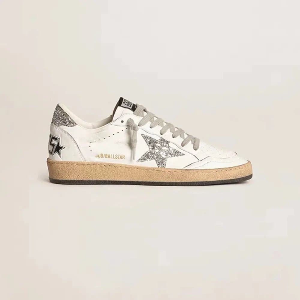 Golden Goose Super-Star Glitter — SKU16_颜色分类(银格尾银格星)