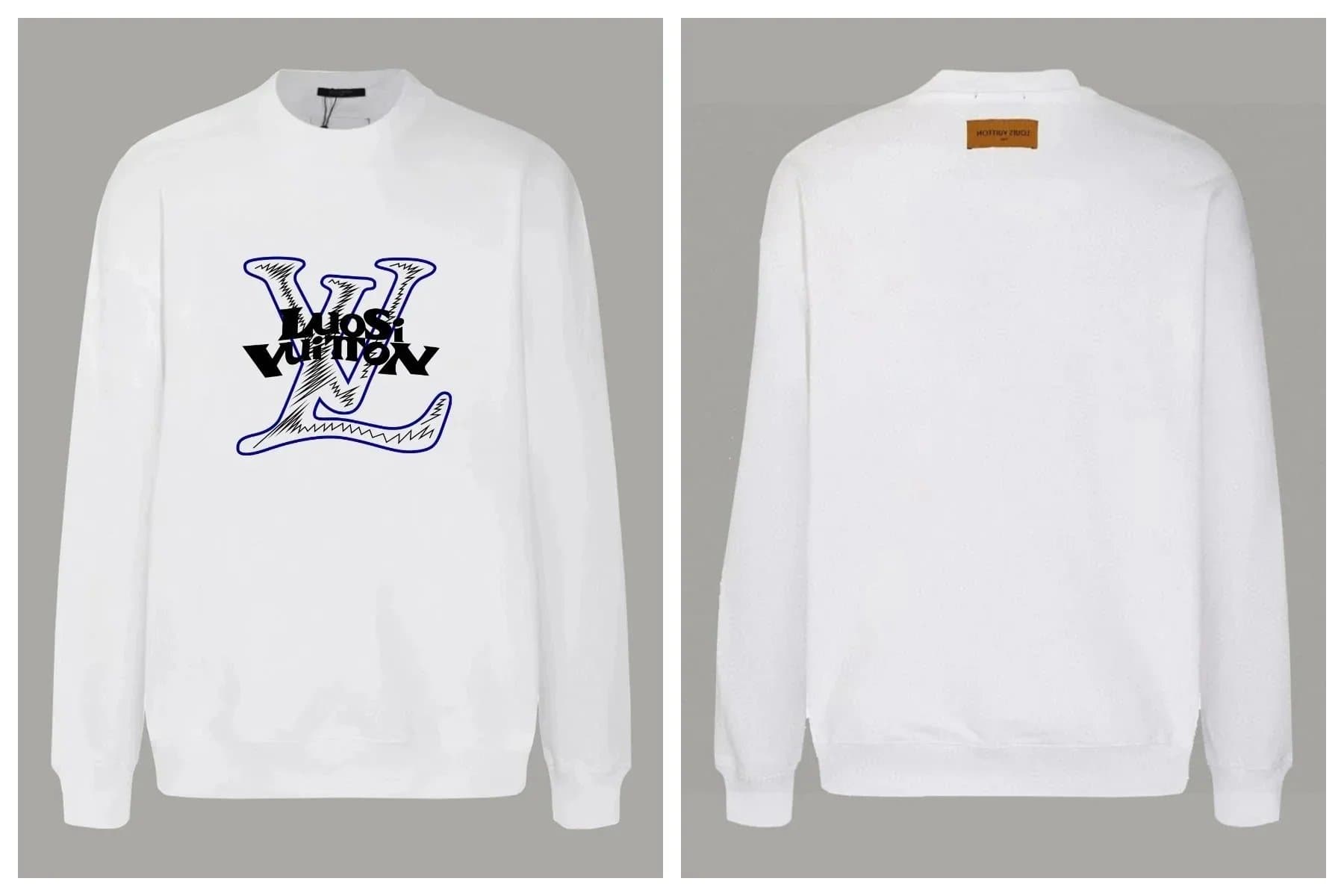 Louis Vuitton Crewneck Sweatshirt LV Sketch Logo