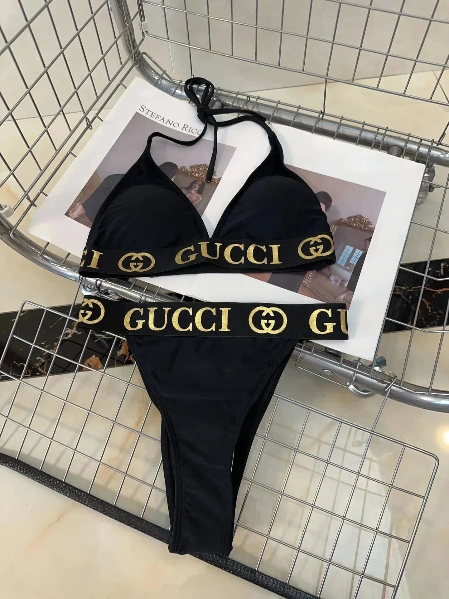 Gucci Tiger Print Bodysuit Jungle Tiger — 030303009