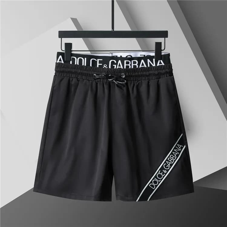 Balmain Logo Tape Shorts Black with White Logo Tape — 3774 black