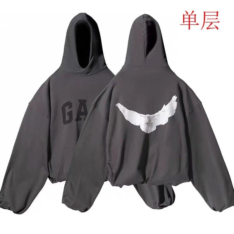 Gap Oversized Graphic Tee Eagle Logo — C13单层炭灰色