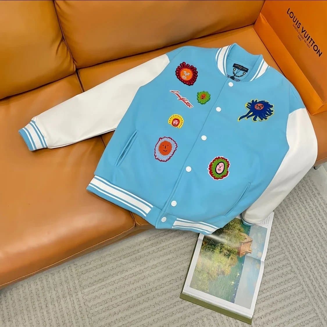 Louis Vuitton Varsity Jacket Monogram Patch — 10