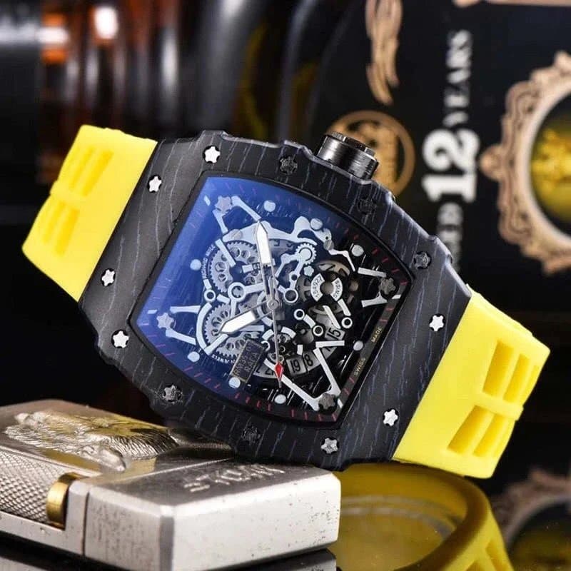 Richard Mille RM 011 Sapphire Dial Carbon Case