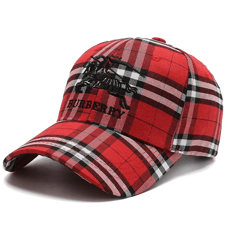 Travis Scott Baseball Cap Plaid — S8
