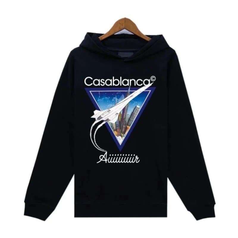 Casablanca Casa Blanca Sweatshirt Blue Gradient Logo — A22
