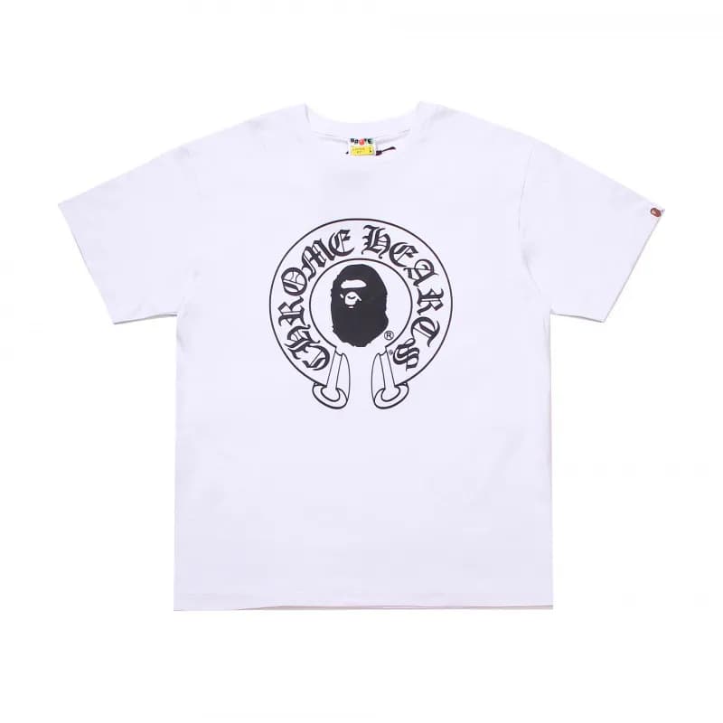T-Shirt Chrome Hearts x BAPE Logo