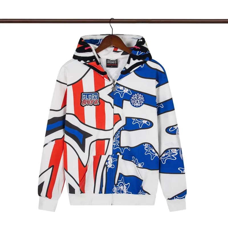 Gallery Dept. Zip-Up Hoodie Glory Print
