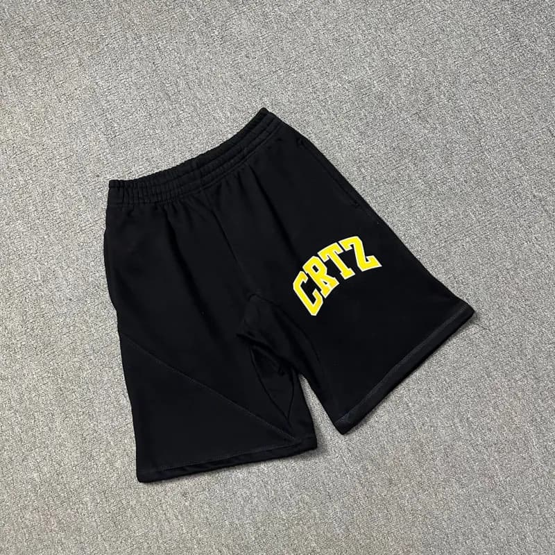 Converse Basketball Shorts Star Logo Panel — 823 black and yellow seal