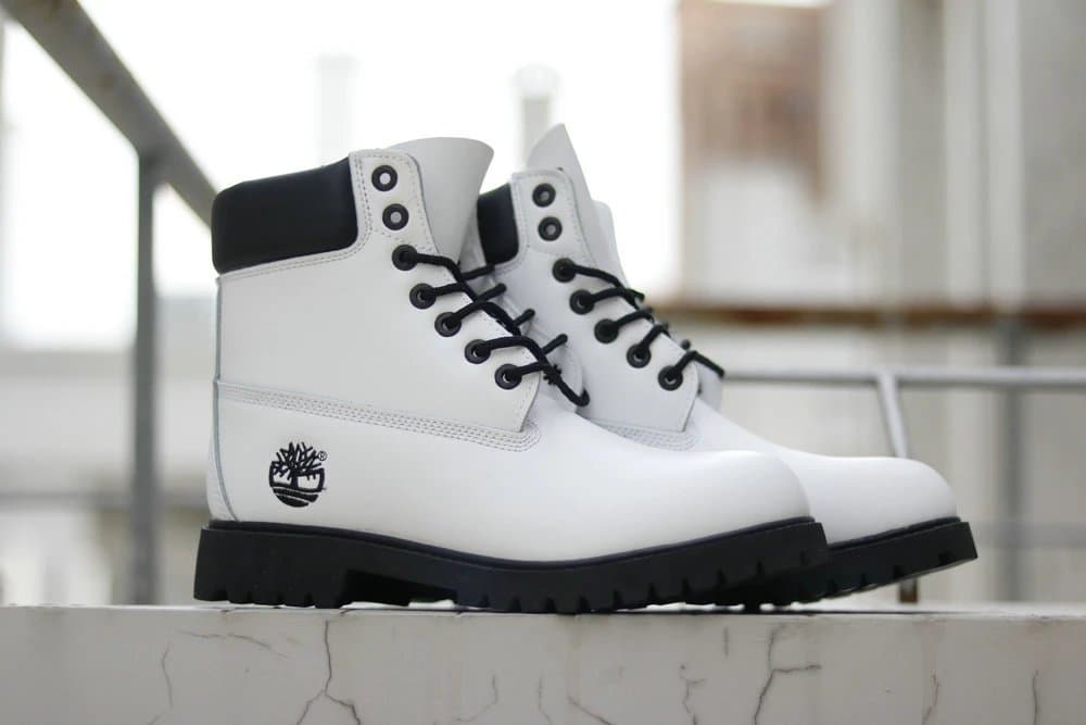 Timberland Premium 6-Inch Boot White/Black