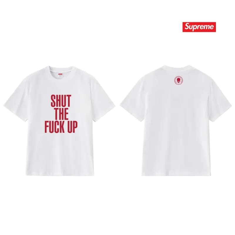 Supreme T-Shirt Graphic Print — 314白色