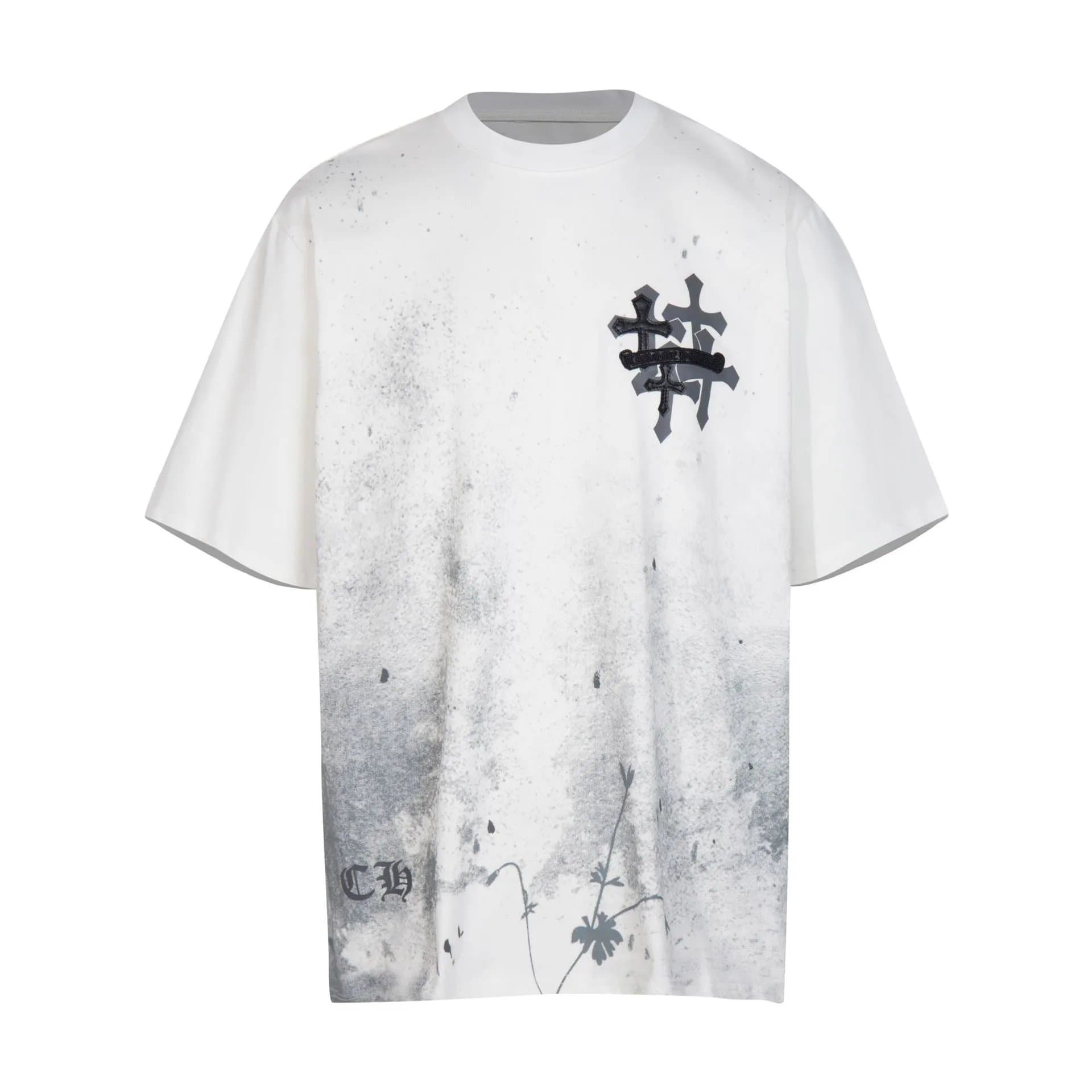 Chrome Hearts Graphic Tee Icon Print — 6101白色
