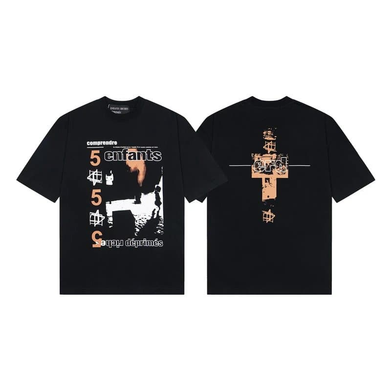 Comme des Garçons Graphic T-Shirt Comprendre Enfants Print