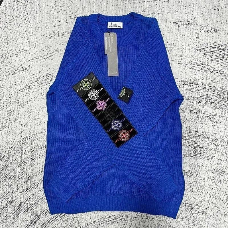 Stone Island Knit Sweater Diamond Pattern — DDSTD-MY-0027