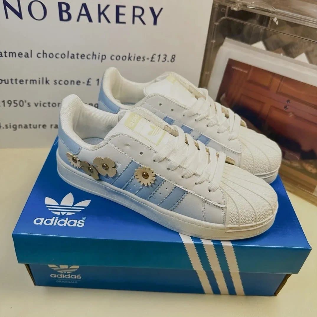 Adidas Superstar Pink — 白菊