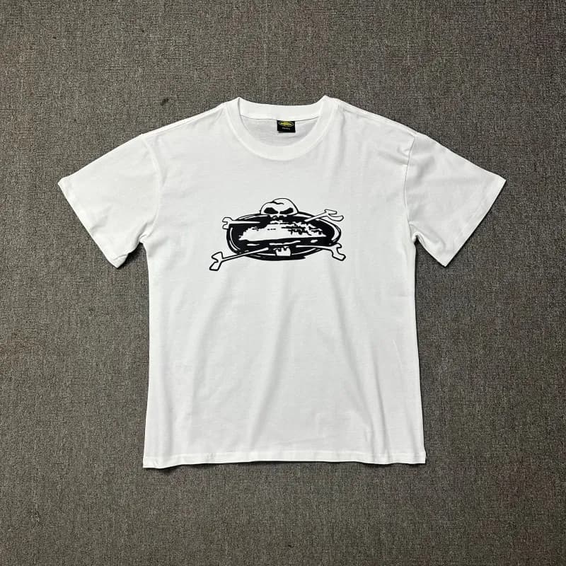 Hellstar Scorpion Graphic Tee White Scorpion Print — 3182