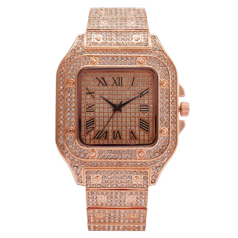 Cartier Santos Fully Iced