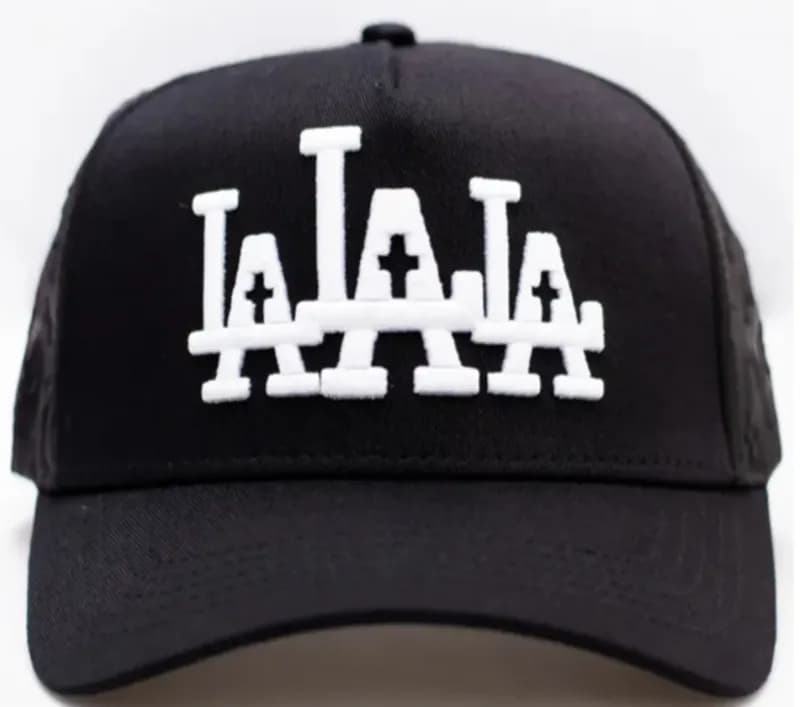 Broken Planet Snapback Cap Quilted Cross Embellished — T05