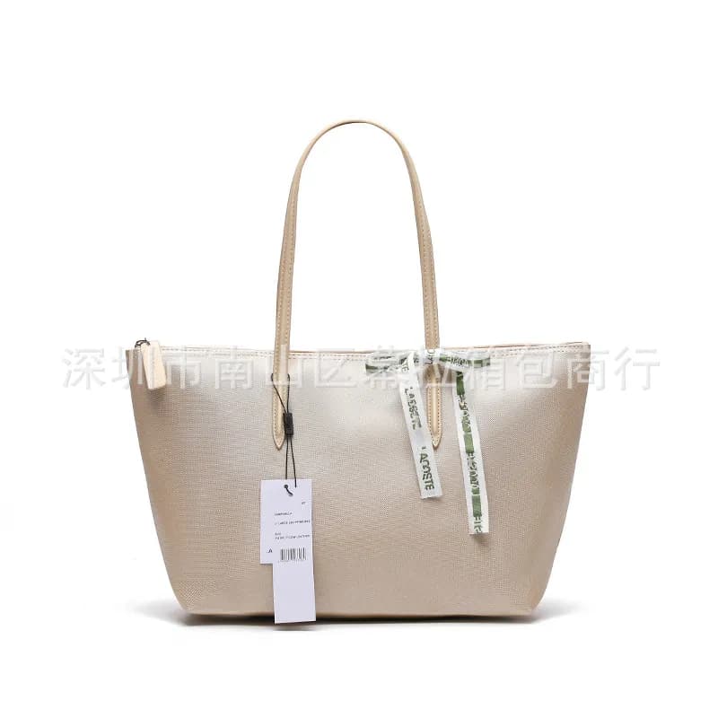Lacoste Tote Bag Textured Canvas