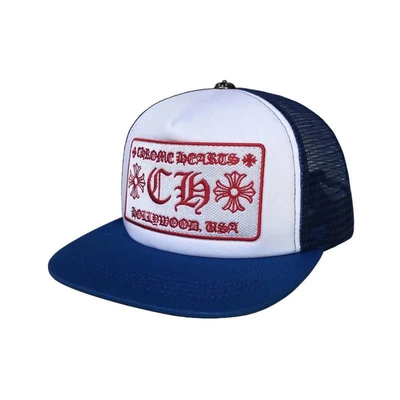 Chrome Hearts Trucker Hat Multi-Cross Embroidery — 24