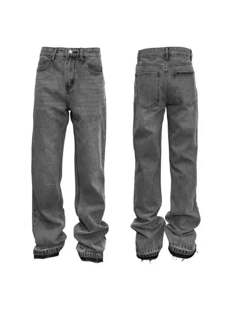 Levi's Straight Fit Jeans Washed Grey