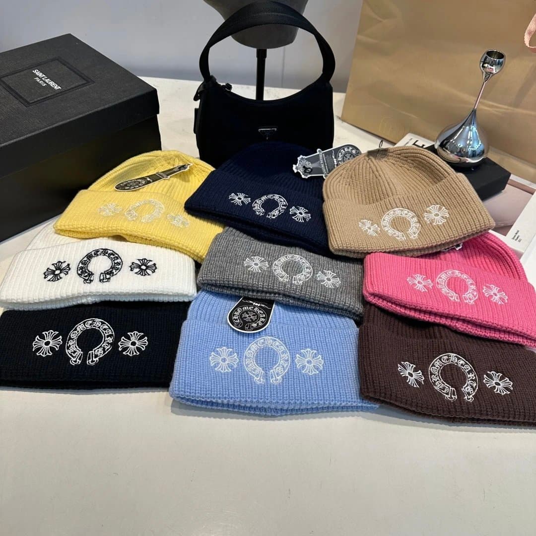 Loewe Ribbed Beanie Logo Patch — 1 black