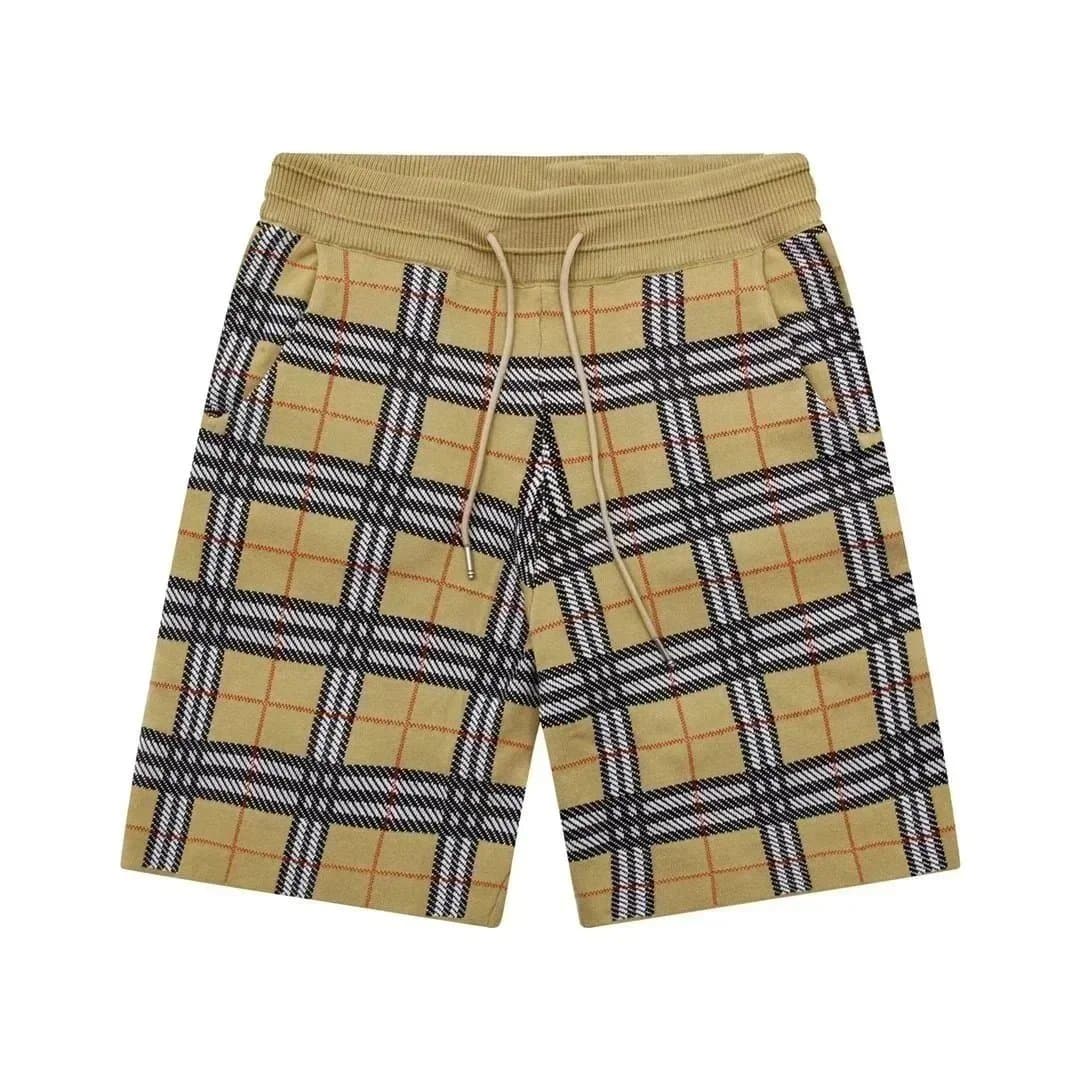 Prada Triangle Logo Shorts White with Black Triangle Patch — 020105013