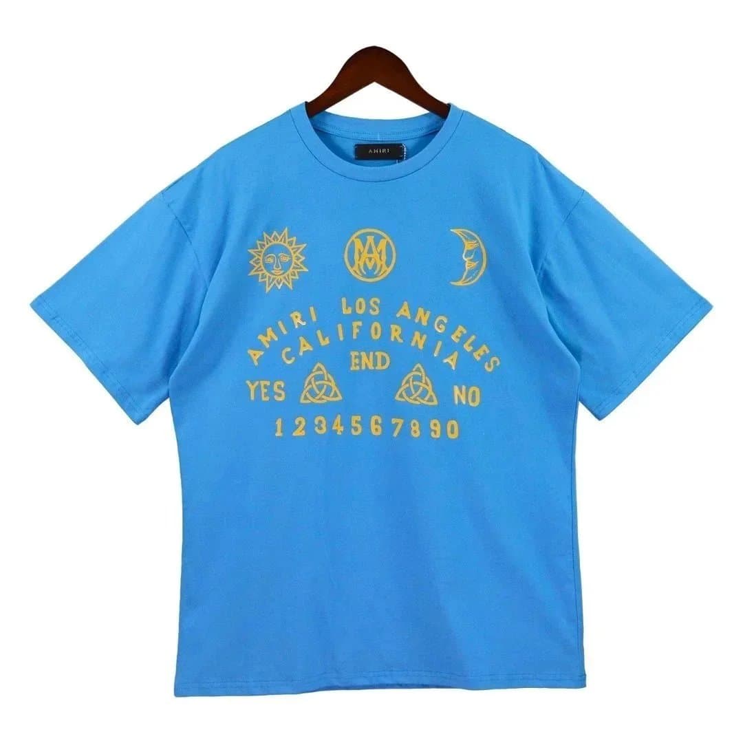Amiri Graphic Tee Engineered 20 Print — 2