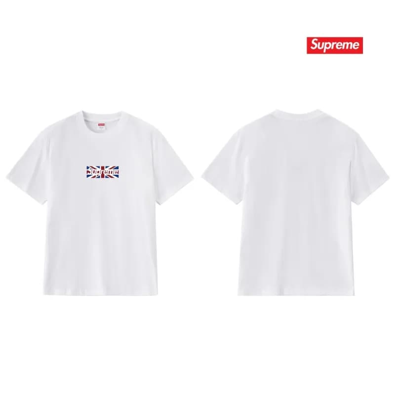 Supreme T-Shirt Union Jack Logo