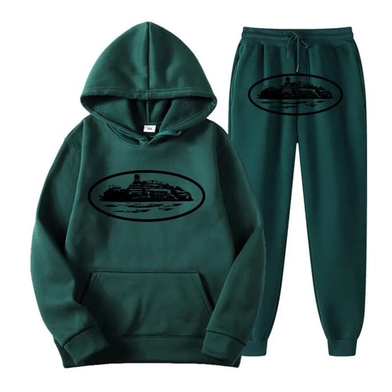 Gallery Dept. Hoodie and Joggers Set Cruise Ship Graphic — 11