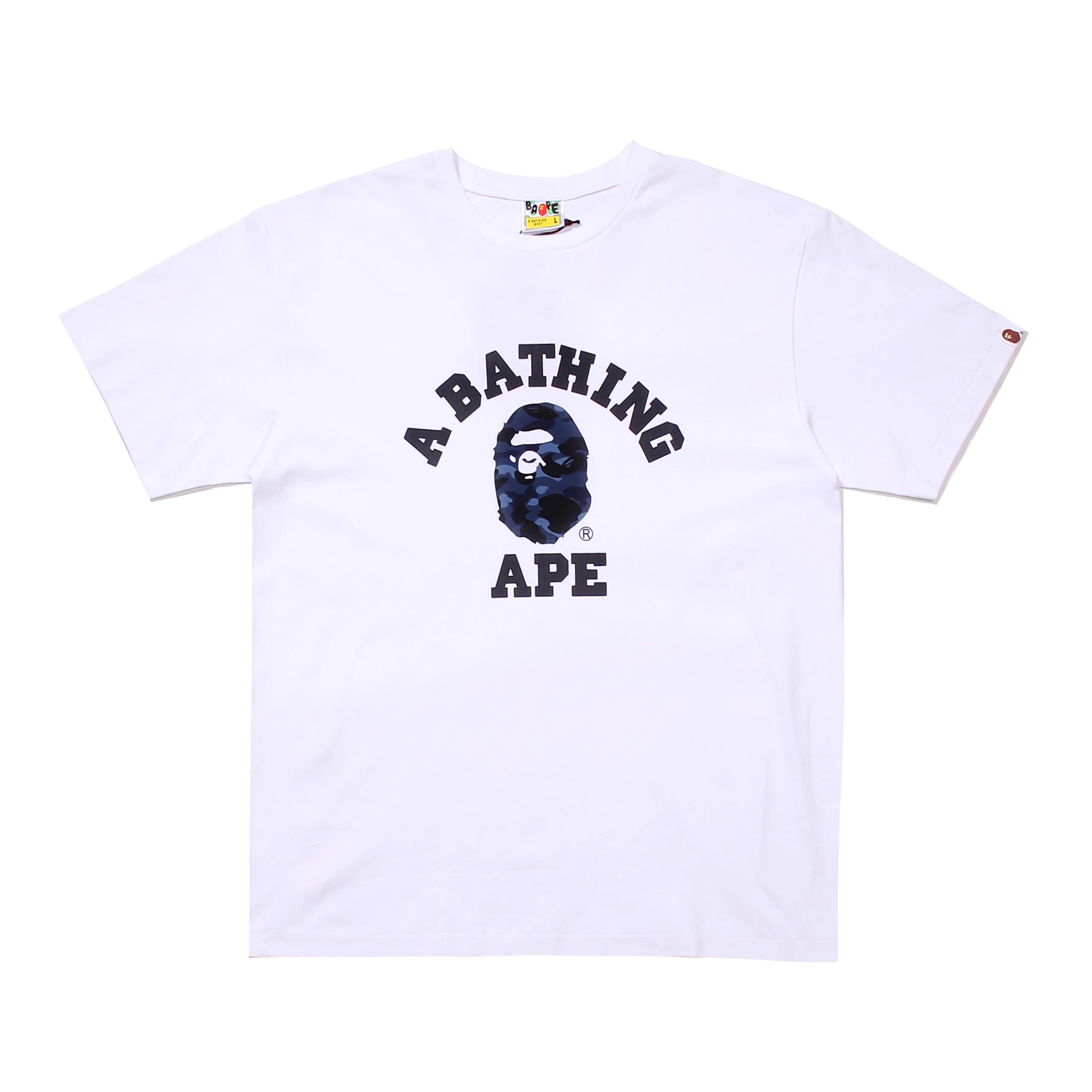 BAPE Star Tee White Star Logo — 5056白蓝