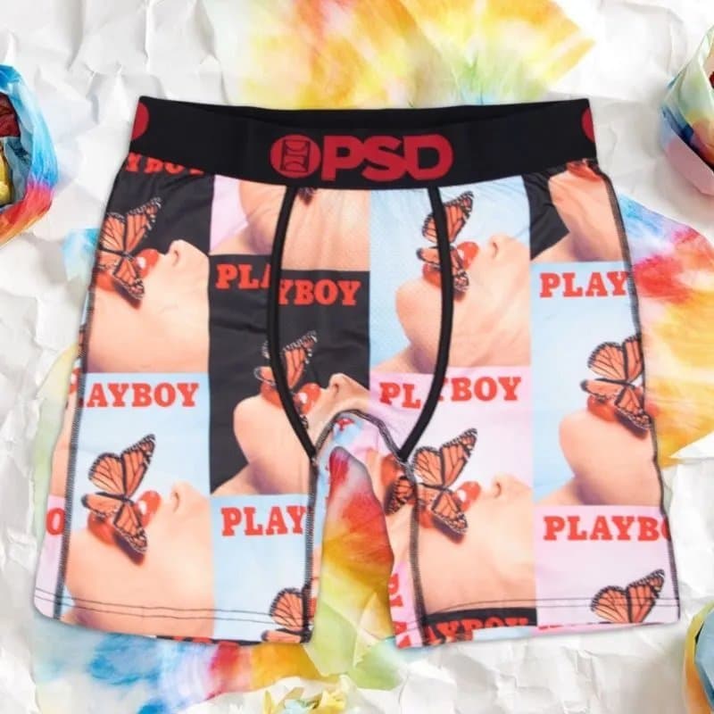 Represent Boxer Briefs Playboy Collage Print