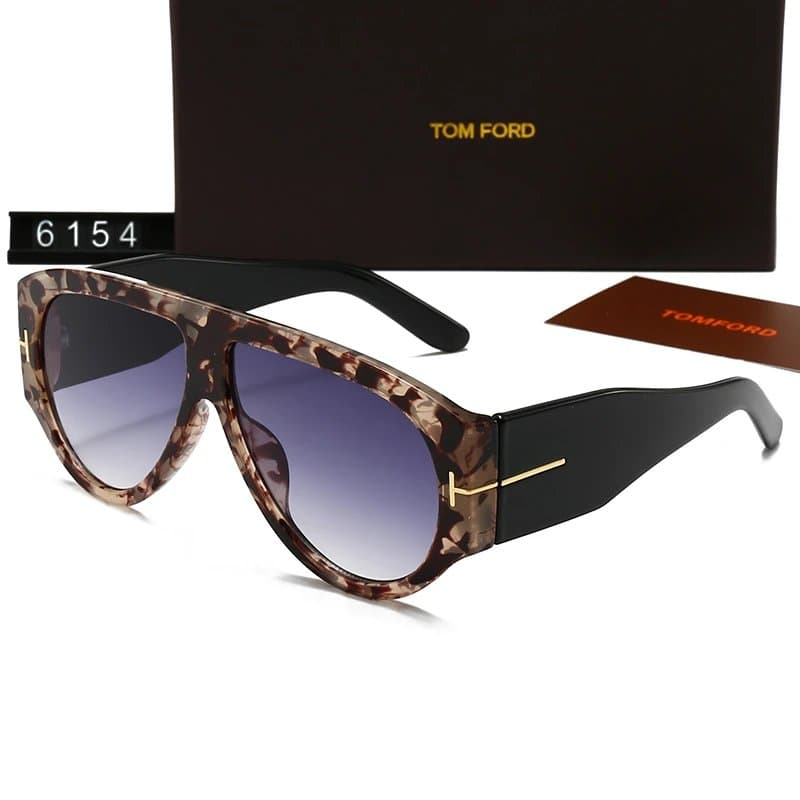 Tom Ford Aviator Sunglasses Tortoiseshell Frame with Gradient Lenses