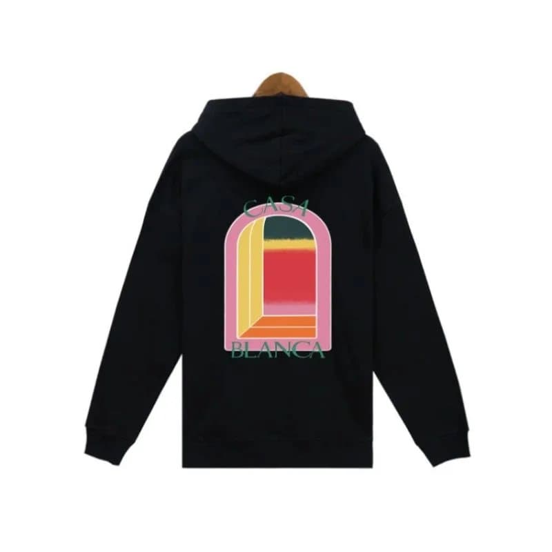 Casablanca Hooded Sweatshirt Casa Blanca Arch Print